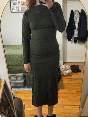 Modern Citizen | Dresses | Modern Citizen Pilar Vegan Leather Tiefront Dress  Nwt | Poshmark